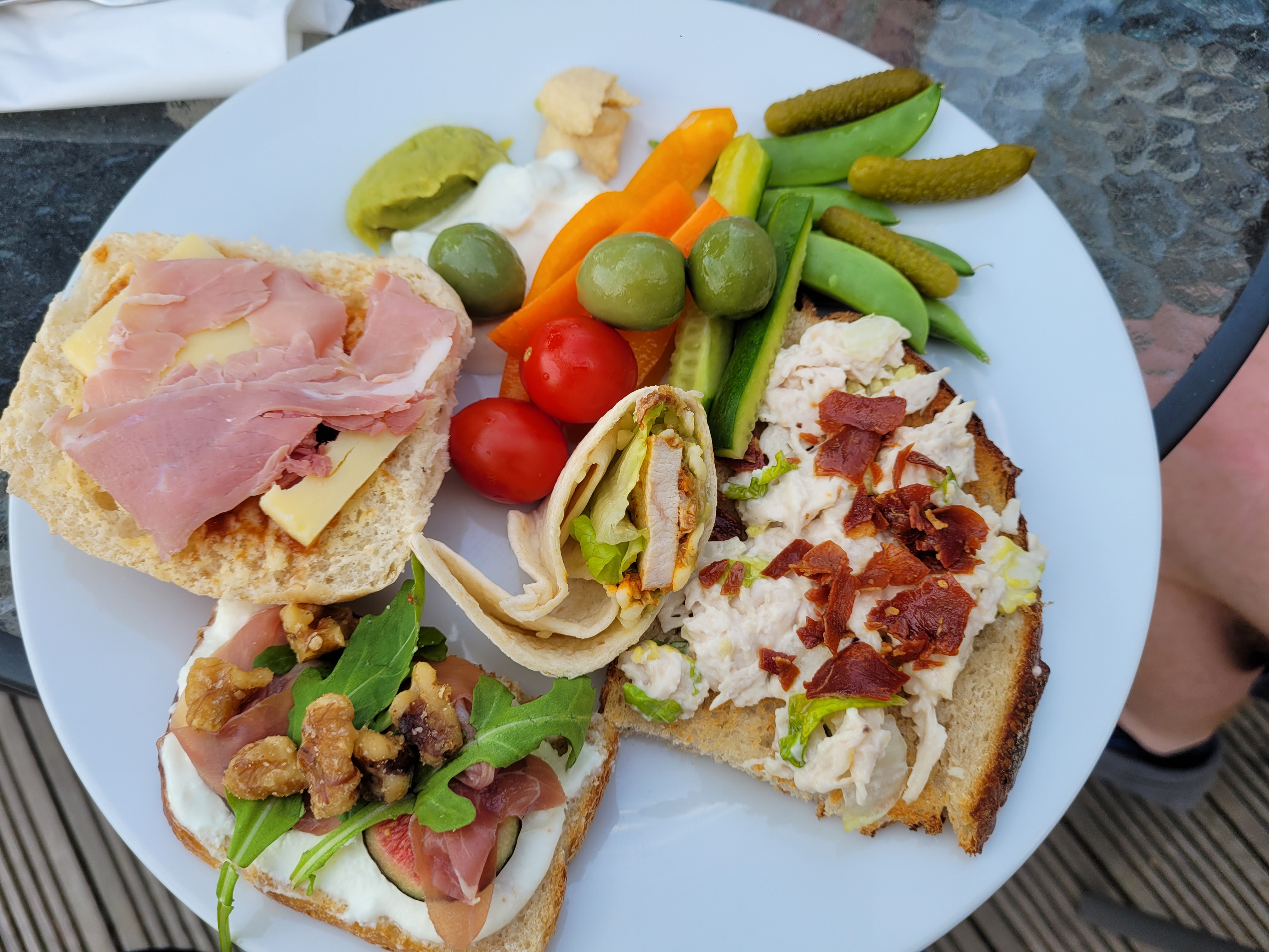 Open sandwiches